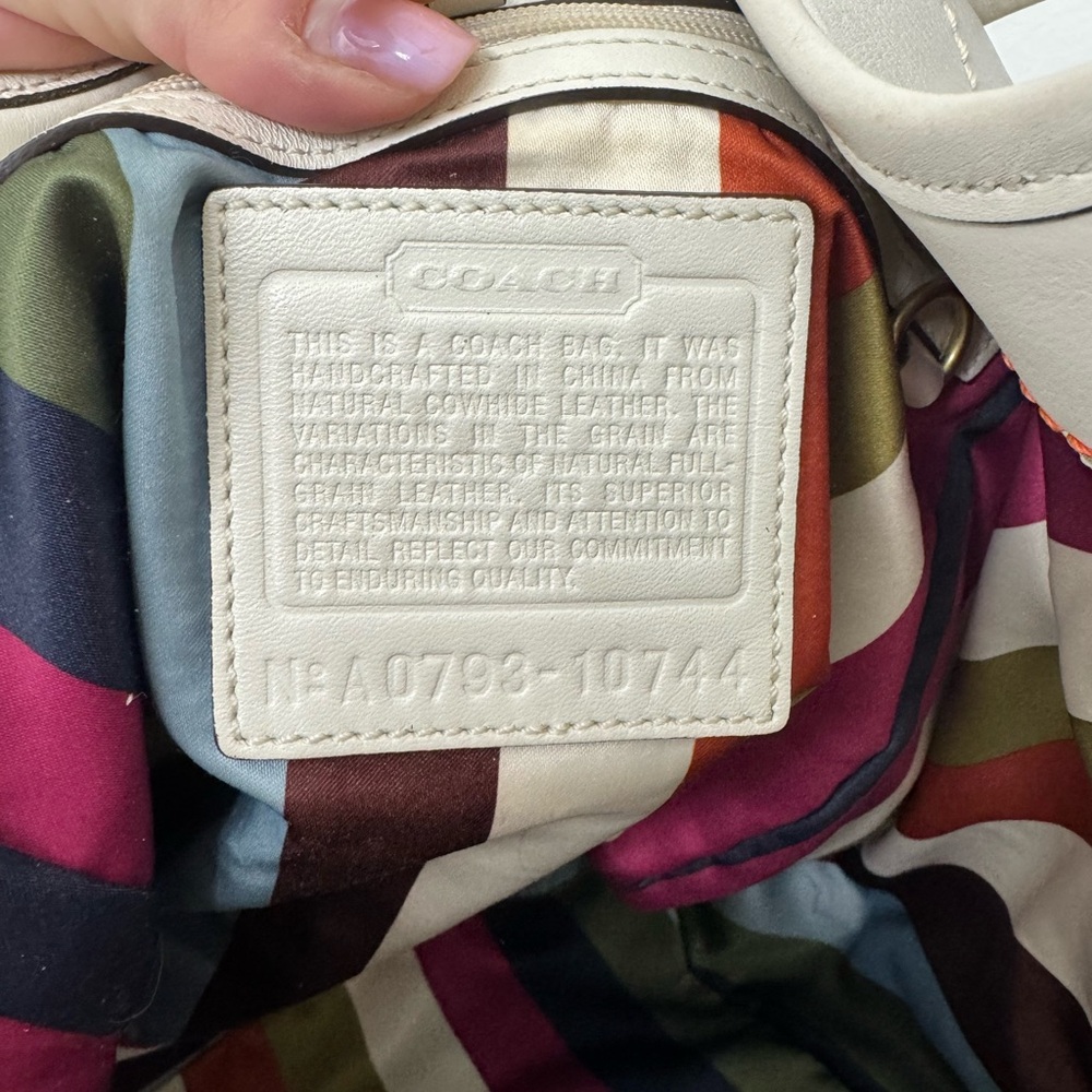 Vintage Coach XL Legacy Ergo Turnlock tote bag - Picture 5 of 5